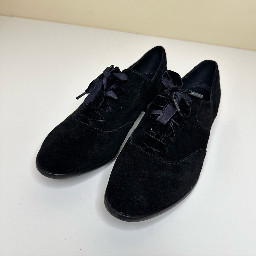 Born Black Suede Women’s Oxford Dress Shoes - Size 8.5M